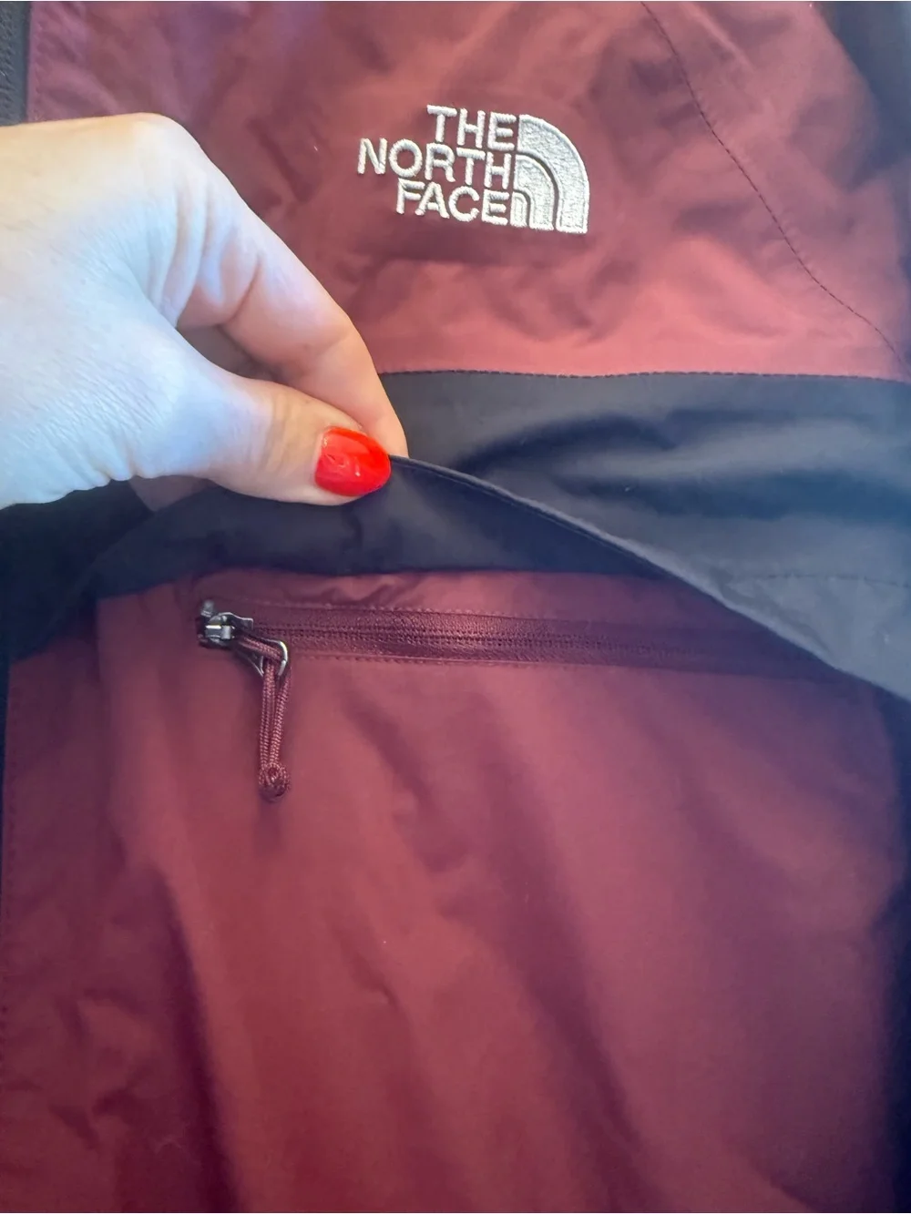 The North Face Glacier Triclimate Jacket L DryVent Waterproof 3-in-1 Deep Garnet